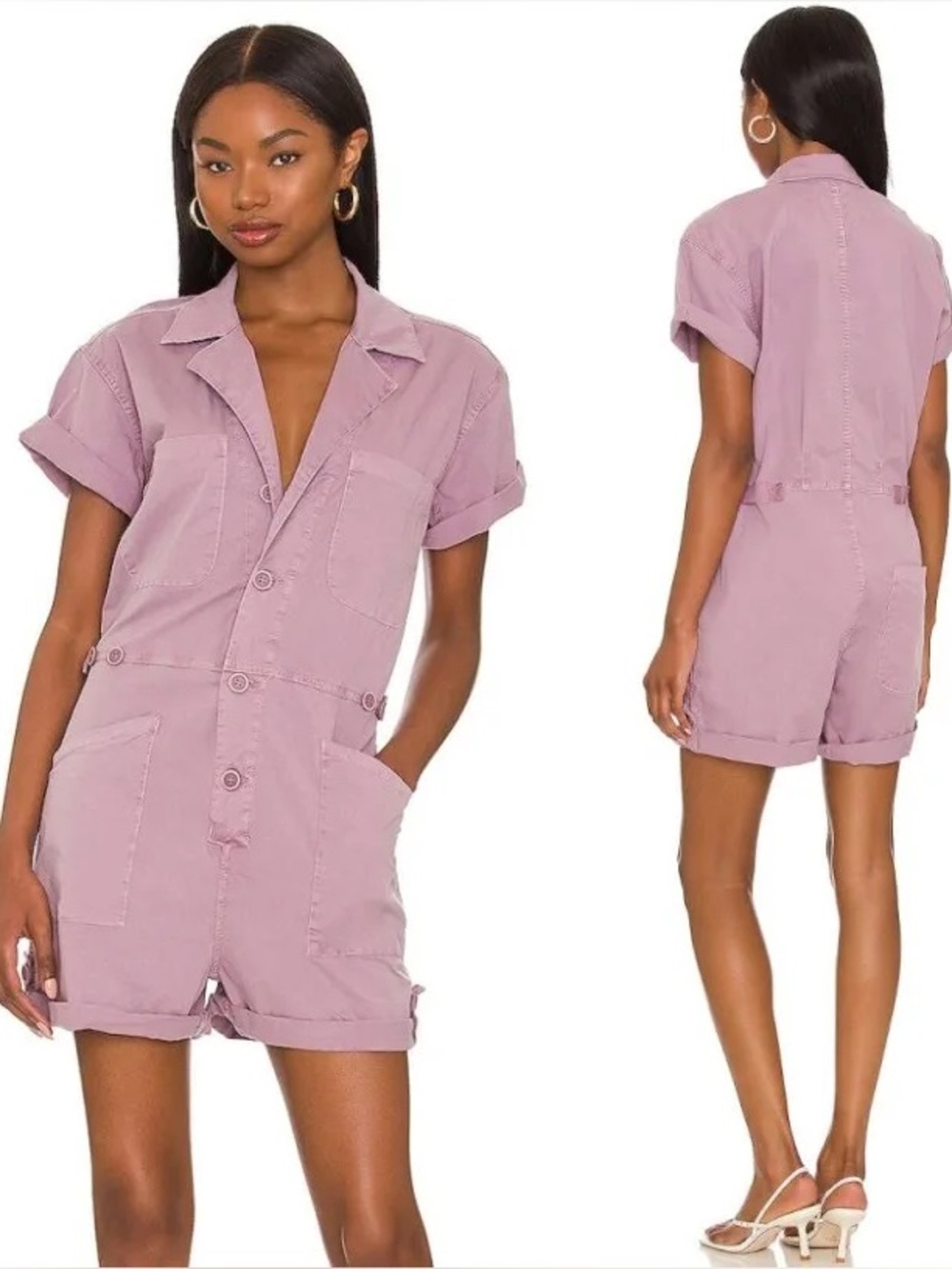Pistola Women's Parker Romper Lilac Dust XS
